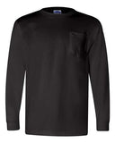Bayside Unisex Union-Made Long Sleeve Pocket T-Shirt