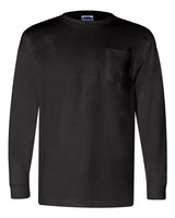 Bayside Unisex Union-Made Long Sleeve Pocket T-Shirt