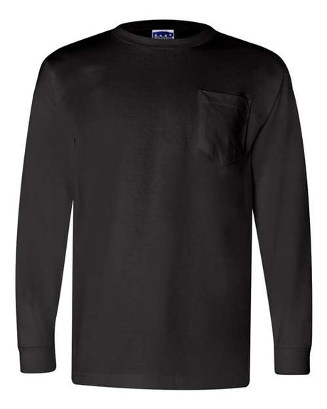 Bayside Unisex Union-Made Long Sleeve Pocket T-Shirt