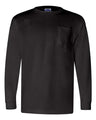 Bayside Unisex Union-Made Long Sleeve Pocket T-Shirt