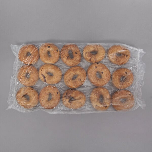 Original Bagel 4.5 oz. New York Style Cinnamon Raisin Bagel - 75/Case