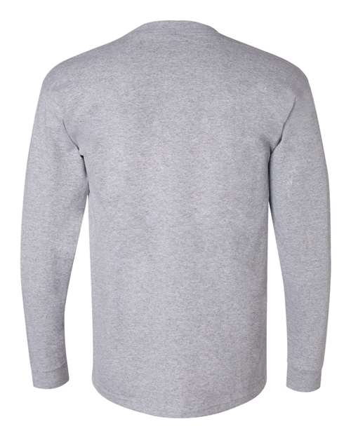 Bayside Unisex Union-Made Long Sleeve Pocket T-Shirt