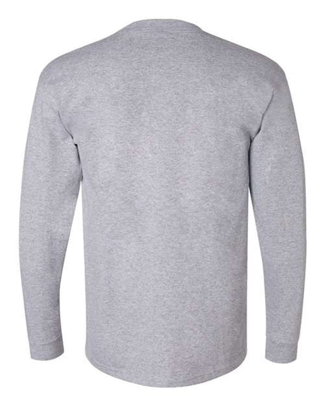 Bayside Unisex Union-Made Long Sleeve Pocket T-Shirt