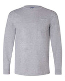 Bayside Unisex Union-Made Long Sleeve Pocket T-Shirt