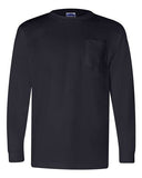 Bayside Unisex Union-Made Long Sleeve Pocket T-Shirt