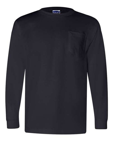 Bayside Unisex Union-Made Long Sleeve Pocket T-Shirt