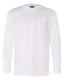 Bayside Unisex Union-Made Long Sleeve Pocket T-Shirt