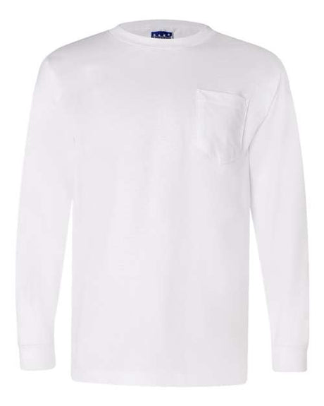 Bayside Unisex Union-Made Long Sleeve Pocket T-Shirt