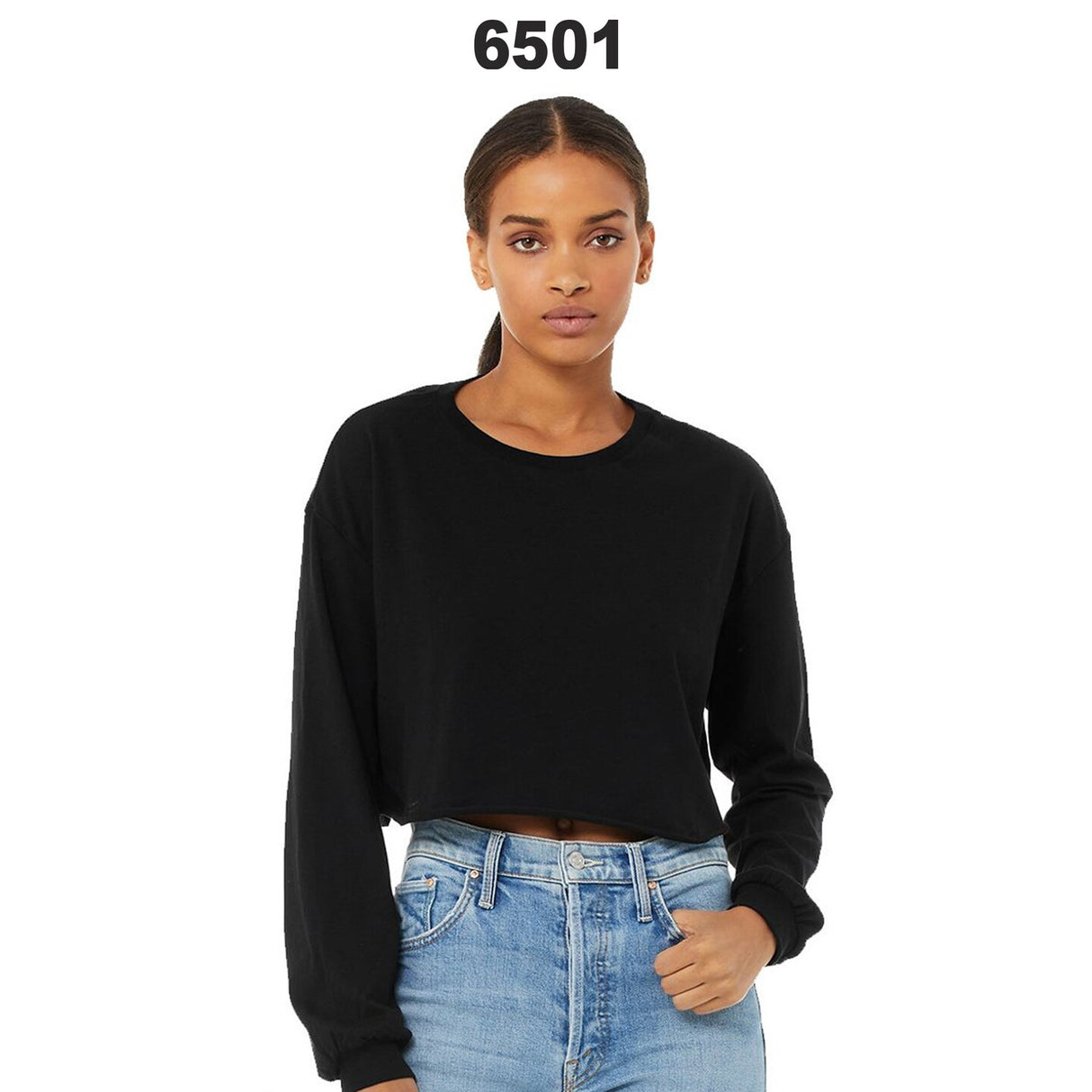 BELLA + CANVAS® Fashion Women's Cropped Long Sleeve T-Shirt