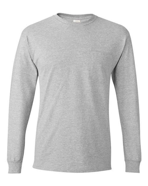 Hanes Men's Authentic Long Sleeve Pocket T-Shirt