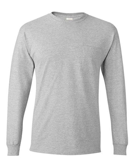 Hanes Men's Authentic Long Sleeve Pocket T-Shirt
