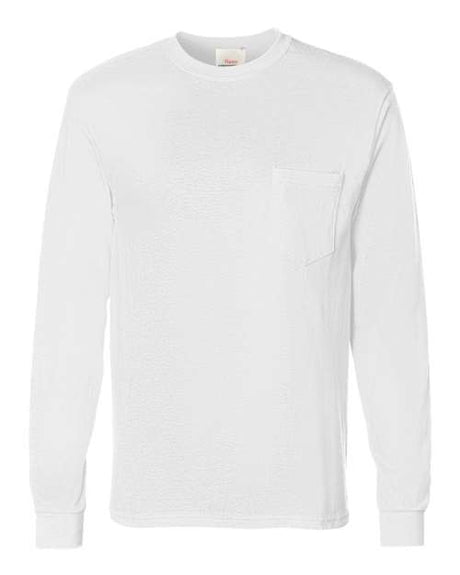 Hanes Men's Authentic Long Sleeve Pocket T-Shirt
