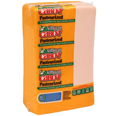 Cabot Premium Naturally Aged Mild Cheddar Cheese - 10 lb. Solid Block