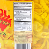 Del Sol 1 Gallon Hot Banana Peppers - 4/Case