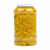 Del Sol 1 Gallon Hot Banana Peppers - 4/Case