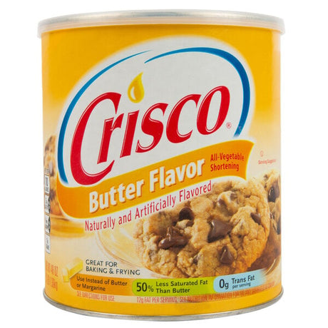 Crisco 48 oz. Butter All Vegetable Shortening - 12/Case