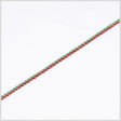 Green Red Gold Metallic Braid