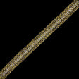1" Silver Gold Metallic Braid