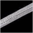 1.25" Silver Metallic Braid