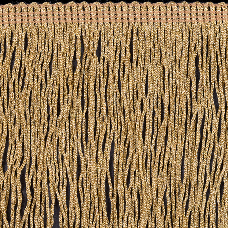 6" Gold Metallic Fringe