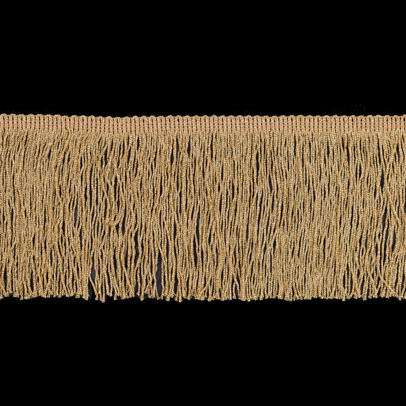 6" Gold Metallic Fringe