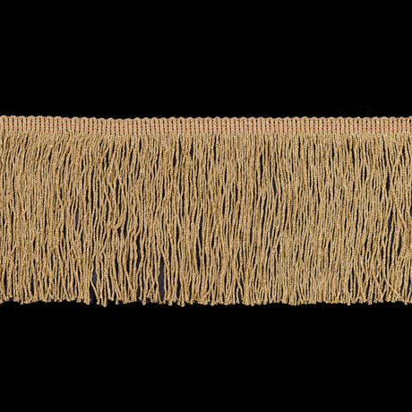 6" Gold Metallic Fringe