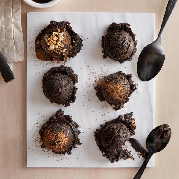 David's Cookies Triple Chocolate Brownie with HERSHEY'S® Kisses Edible Cookie Dough 8 lb. - 2/Case