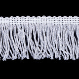 2" Silver Metallic Fringe