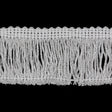 2" Silver Metallic Fringe