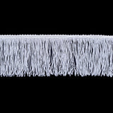 4" Silver Metallic Fringe