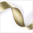 7/8" Antique Gold/Gold Double Face Metallic Satin Ribbon