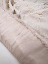 Polyester Double Weave Froassé Beige-Pink
