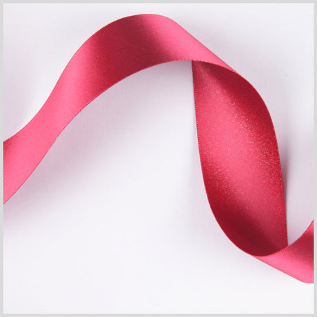 1.5" Venetian Red /Gold Double Face Metallic Satin Ribbon