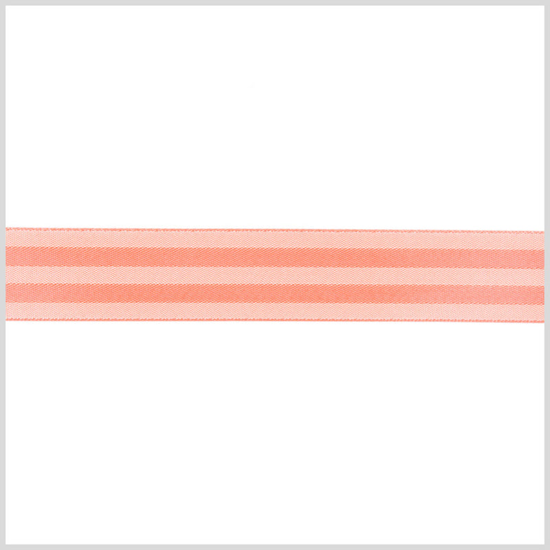 7/8" Peach Double Face Satin Ribbon