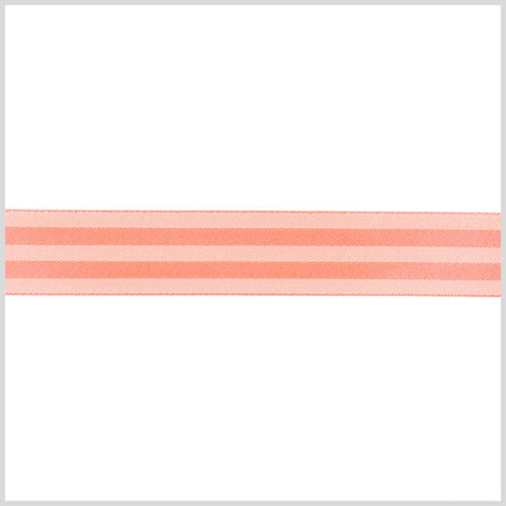 7/8" Peach Double Face Satin Ribbon