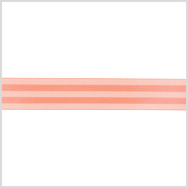 7/8" Peach Double Face Satin Ribbon