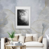 White Frame with Mount, 24x35¾" – Hang or Stand, Large Display, Safe Front Protection!