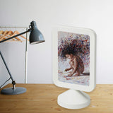 4x6 White Double-Sided Photo Frame – Freestanding Picture & Menu Holder