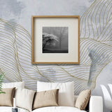 19¾x19¾" Oak Effect Frame with Mount – Deep Frame, No-Nail Hanging, Gallery Ready