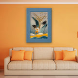 4x6 Dark Gray-Blue Picture Frame – Lightweight Plastic, Wall or Tabletop Display, Safe Front Protection