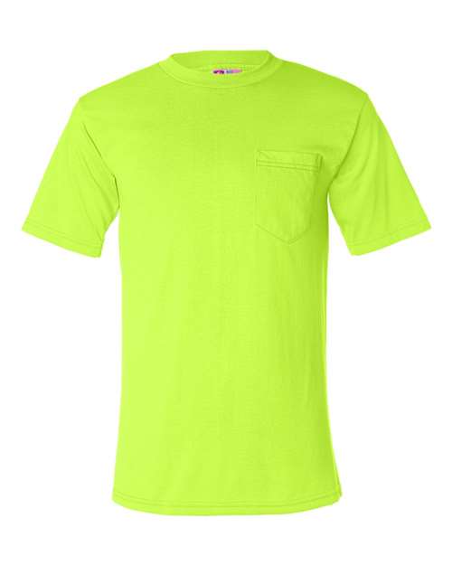 Bayside Unisex USA-Made 50/50 Pocket T-Shirt