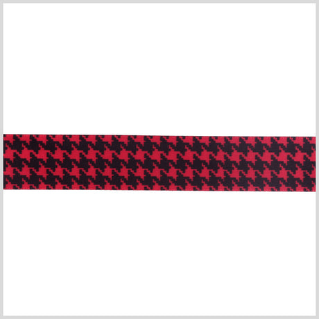 7/8" Red Printed Satin Ribbon