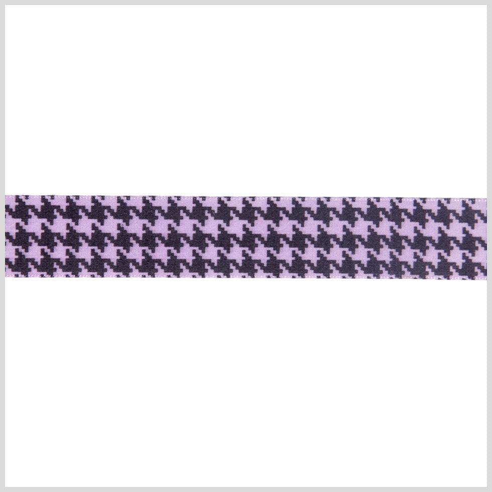 7/8" Orchid Printed Satin Ribbon