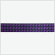 Purple Printed Satin Ribbon