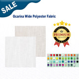 1 Yard Ocarina Wide Polyester Fabric