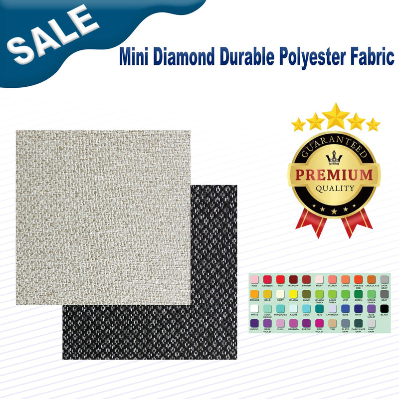 1 Yard Mini Diamond Durable Polyester Fabric 54" Wide