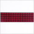 1.5" Red Printed Satin Ribbon