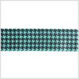 1.5" Exotic Aqua Printed Satin Ribbon