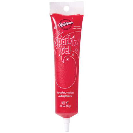 Wilton Red Sparkle Gel, 3.5-Oz Tube