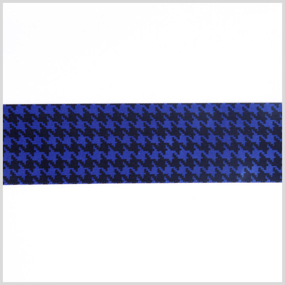 1.5" Royal Printed Satin Ribbon